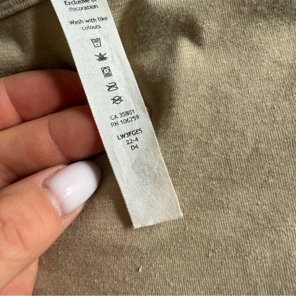 Lululemon Classic-Fit Cotton-Blend Long-Sleeve Shirt in Dune Color Size 6 - Picture 6 of 10